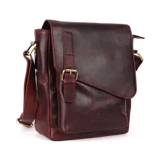 De Lamassu® (Luna) Leren Schoudertas & Crossbody – Echt Leer – Compact & Elegant – Unisex – Luxe Geschenkverpakking