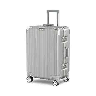 V Voyagoux Voyagoux Koffer - 72L, Hartschalenkoffer Mittelgroß, Tsa-Schloss, Aluminium, Reisekoffer Mit Rollen, 4X Airwheel-System Rollen, Robust Und