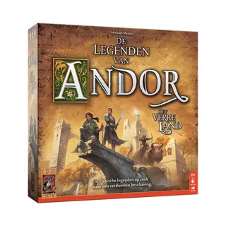 999 Games - De Legenden Van Andor, Het Verre Land - Coöperatief Spel - Vervolg Op Het Nieuwe Tijdperk!