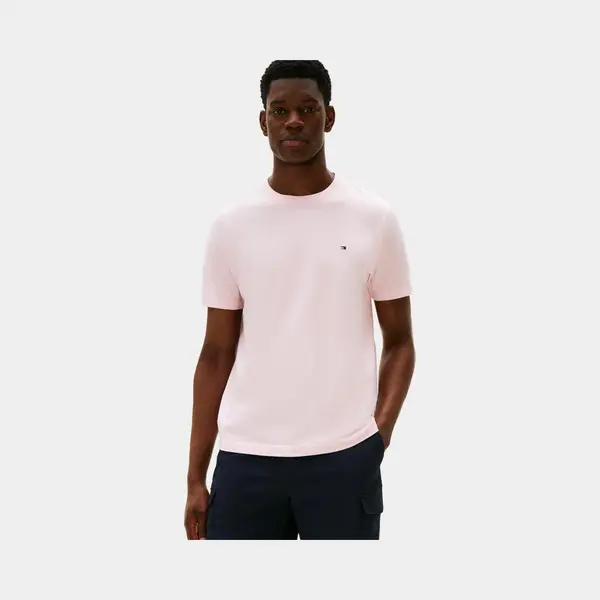 Tommy Hilfiger For Man. MW0MW39995 T-shirt With Embroidered Logo Pink (M), Casual, Cotton, Short Sleeve thumbnail