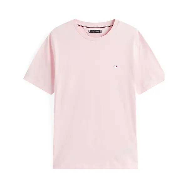 Tommy Hilfiger For Man. MW0MW39995 T-shirt With Embroidered Logo Pink (L), Casual, Cotton, Short Sleeve thumbnail