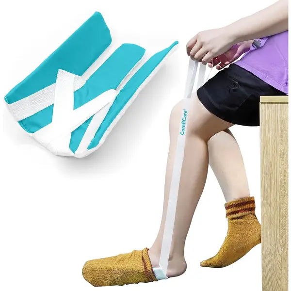 ComfiCare Sokaantrekker - Sokken Aantrekhulp - Aantrekhulp Sokken - One-Size - Aantrekhulp - Hulp Bij Sokken Aantrekken - SockSlider - Sok Aantrekhulp - Sokken thumbnail