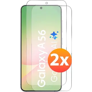 Solutionss4 Screenprotector Geschikt Voor Samsung A56 Screen Protector Tempered Gehard Galaxy Glas - 2 Stuks Beschermglas
