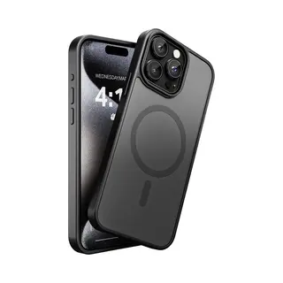 My Case Hoesje Geschikt Voor IPhone 16 Pro Max - Zwart - Geschikt Voor MagSafe – Slank, Sterk En Shock Proof