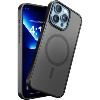 My Case Hoesje Geschikt Voor IPhone 13 Pro - Zwart - Geschikt Voor MagSafe – Slank, Sterk En Shock Proof
