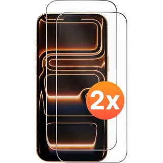 Solutionss4 Screenprotector - 2 Stuks - Geschikt Voor IPhone 17 Pro Max Tempered Glass - Extra Sterk – Beschermglas Screen Protector