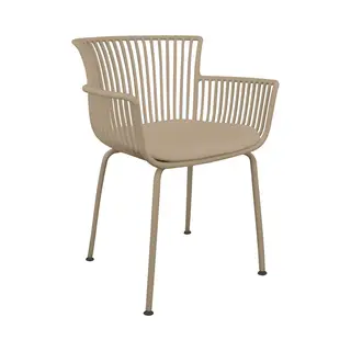 Kick Collection Kick Gartenstuhl Otis - Weiss - Beige