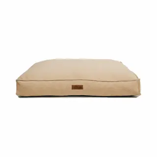 By Cee Cee By Cee Orthopedisch Hondenkussen - Orthopedische Hondenmand - Hondenkussen Xl - Foam Flakes Vulling - Teddystof Zandkleur 100x70x18cm - Pip