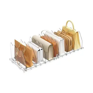 JustValue Plankverdeler Transparant - Plankinzet - Kastverdeler - Organizer - Kledingkast - Boekenplank - Acryl- Kantoor - Boekensteun