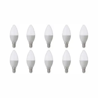 Bes Led Led Lamp 10 Pack - E14 Fitting - 6W - Helder/Koud Wit 6400K