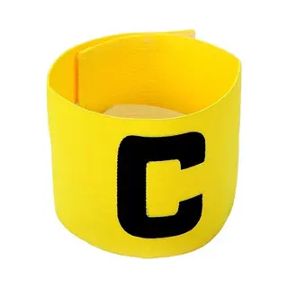 Scoby - Aanvoerdersband Voor Voetbal En Hockey - Senior - C - Captain - Verstelbaar - Unisex - Geel