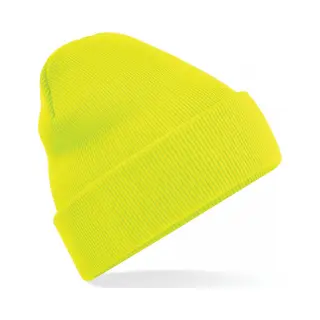 Scoby - Wintermuts - Beanie - Muts - Gehaakte - Hippe Muts - Winter Accessoire - Neon/Geel