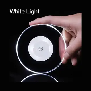 Scoby - Led Onderzetter - Bottle Nest Light - Fles Onderzetter - Led Licht - Wit - 1 Stuk
