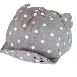 Scoby - Baby Pet Met Schattige Oortjes - Verstelbare Pasvorm - Stijlvolle Look - One Size - Grijs