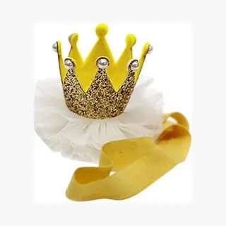 Scoby - Haarkroontje - Kroontje - Kroon - Haaraccessoire - Meisjes - Birthday Crown - Goud