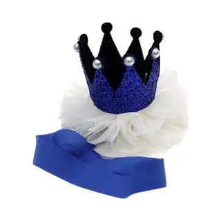 Scoby - Haarkroontje - Kroontje - Kroon - Haaraccessoire - Meisjes - Birthday Crown - Blauw