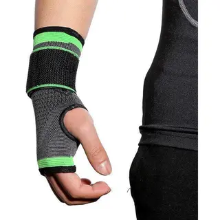 Scoby - Polsbrace - Handondersteuning Sport - Verstelbare Handbeschermer - Wrist Support - Maat M - Zwart