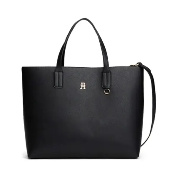 Tommy Hilfiger Satchel Th Icon Satchel (2-tlg., Kleine Schlüsselanhänger-Tasche Mit Reißverschluss), Damen Umhängetasche, Tragetasche, Shopper Mit thumbnail