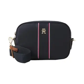 Tommy Hilfiger Für Damen. AW0AW17710 Popette Umhängetasche Navy (Osfa), Lässig, Polyurethan, Marine
