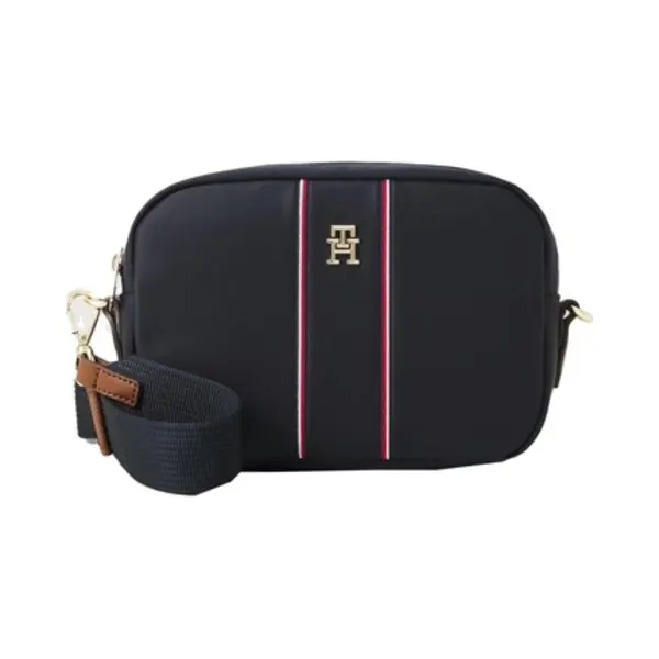 Tommy Hilfiger Für Damen. AW0AW17710 Popette Umhängetasche Navy (Osfa), Lässig, Polyurethan, Marine thumbnail