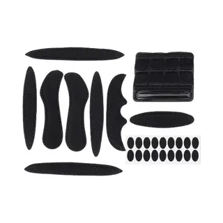 Actie4you® - Foam Pads Setje - Fietshelm Inleg Bescherming - Klittenband & Lijm - Inner Padding Voering Voor Helm - 27-delige Set - Zwart