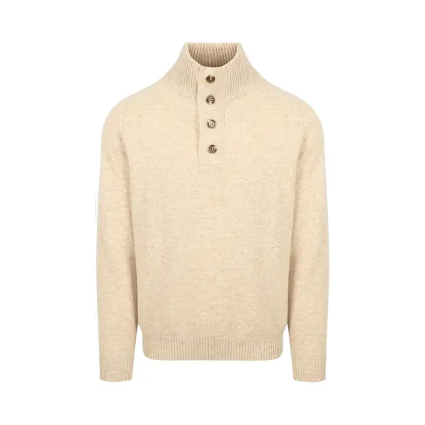 Steppin' Out Mocker Pullover Lammwolle Ecru - Größe 3XL thumbnail