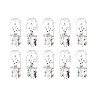 Signaallamp - W5W T10 - 12V - 250mA - 3W - 2500K - 30lm - 10 Stuks