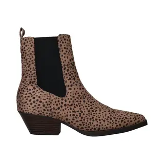 Posh By Poelman Enkellaarsjes - Dames - Beige - Maat, 42