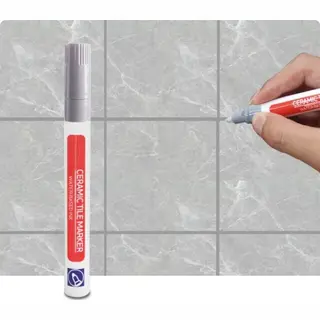 Voegenstift | Voegenmarker | Tegelreparatie | Voegenreiniger | Grijs