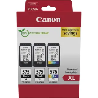 Canon, Inkt, Pg-575XLX2/Cl-576XL