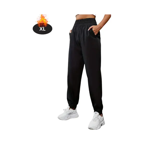 Nivard Trainingsbroek Dames - Sportbroek - Trainingsbroek Lang - Trainingspak - Sportkleding - Zwart - Xl thumbnail