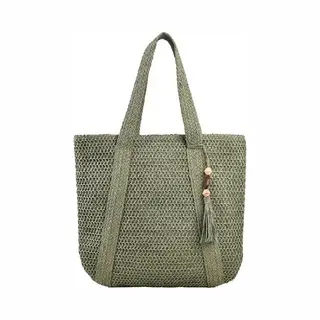 Bovista Strandtas - Ibiza - Tas - Tote Bag - Shopper - Groen