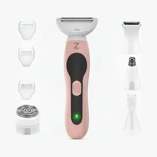 Ladyshave Voor Vrouwen - 5 In 1 Scheerapparaat - Bikinilijn - Oksels - Benen - Gezichtshaar - Neustrimmer - Zeri