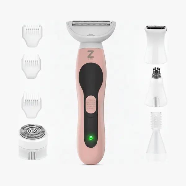 Ladyshave Für Frauen - 5 In 1 Rasierer - Bikinizone - Achseln - Beine - Gesichtshaar - Nasentrimmer - Zeri thumbnail
