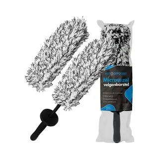 Auto Gepolijst Microvezel Velgenborstel – 2 Afneembare Velgenborstels – Wheel Brush – Auto Borstel – Auto Wassen