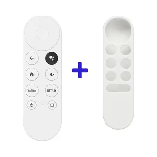 IfarNix Universele Chromecast Afstandsbediening + Siliconen Hoesje - Geschikt Voor Chromecast Met Google Tv / Android Tv Box / Smart Tv – Bluetooth
