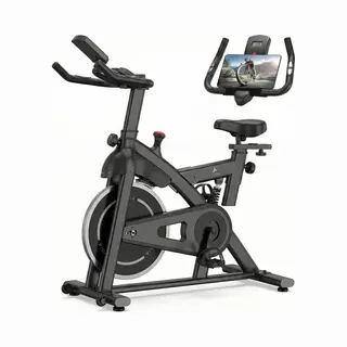Lugia Velo Vélo D'Appartement - Vélo De Fitness Pour Utilisateurs Longs - Suspension & Amortissement Premium - Extra Souple & Silencieux - Selle