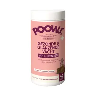 Poows Gesunde & Glänzende Fellpflege - 60 Stück