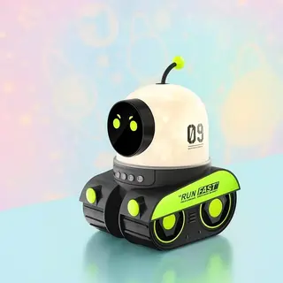 Boeck - Robot Nachtlamp Projector – Sterrenhemel & Ruimtevaart Tank Design | Kinderkamer Led Lampje & Slaaphulp | Cadeautip - Jongenslamp