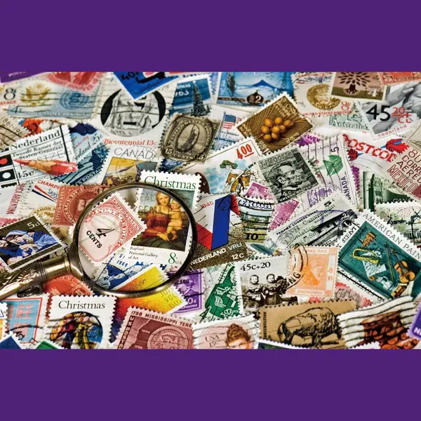 Hao Xiang JigSaw Vintage Postzegels Stamps Legpuzzel 1000 Stukjes Puzzel 50 X 70 Cm Puzzle Vanaf 14+ thumbnail