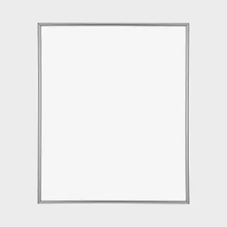Dutch Frame Factory - Bilderrahmen 20x25 Cm - Silber Hochglanz - Bilderrhamen Aus Kunststoff Mit Antireflex Kunstglas - Fotorahmen 20x25 Cm - Angers