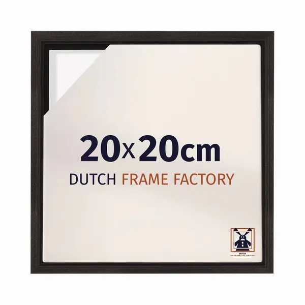 Dutch Frame Factory - Schattenfugenrahmen 20x20 - Eiche Dunkel - Rahmen Für Leinwand Bilder Auf Keilrahmen - Mdf - Lausanne thumbnail