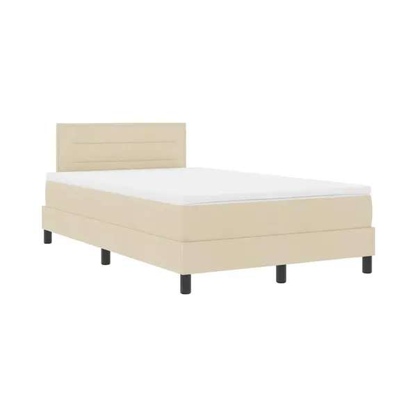 Boxspringbett Mit Matratze Creme 120 X 200 Cm Stoff Vidaxl thumbnail