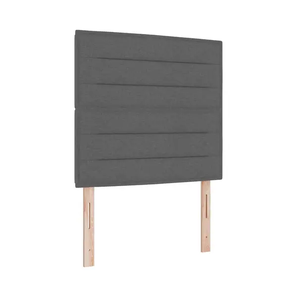 VidaXL Boxspringbett Mit Matratze Dunkelgrau 100 X 200 Cm Stoff thumbnail