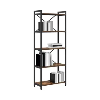 VidaXL Bücherregal Geräucherte Eiche 60 X 30 X 155 Cm Holzwerkstoff
