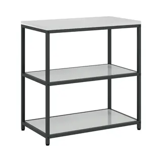 VidaXL Küchenaufbewahrung Mit Regal Silber 60 X 50 X 92 Cm Stahl