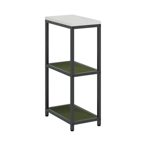 VidaXL Keukenopslag Met Plank Olijf Groen 60 X 50 X 92 Cm Staal thumbnail
