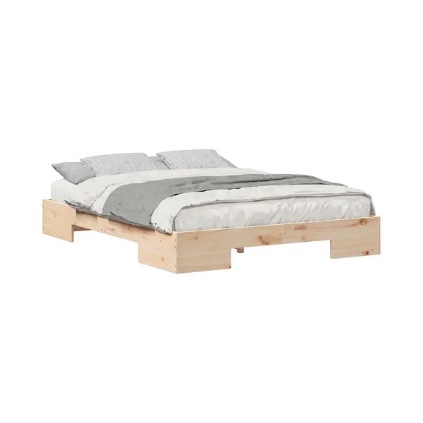 VidaXL Bedframe Bruin 140 X 200 Cm thumbnail