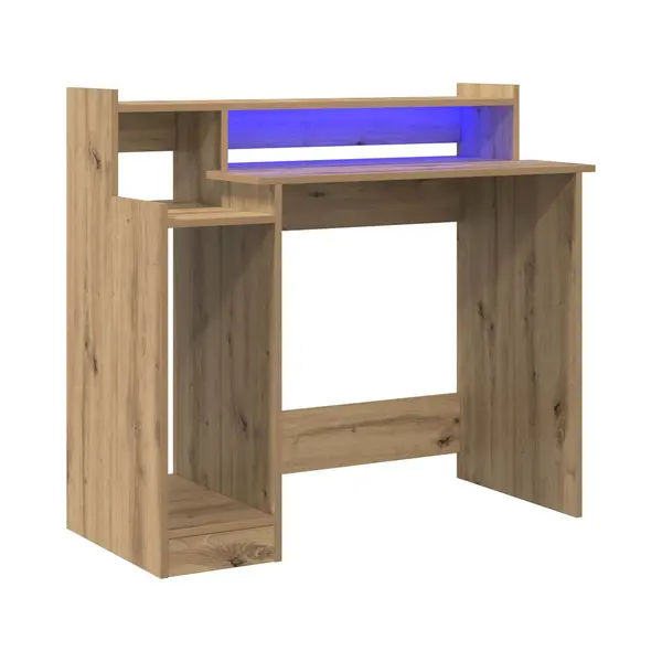 Vidaxl - Schreibtisch Eiche Handwerklich 97 X 45 X 90 Cm Holzwerkstoff thumbnail