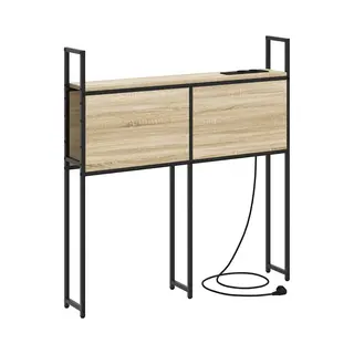 Stauraum-kopfteil Sonoma Eiche 100 Cm Holzwerkstoff Vidaxl